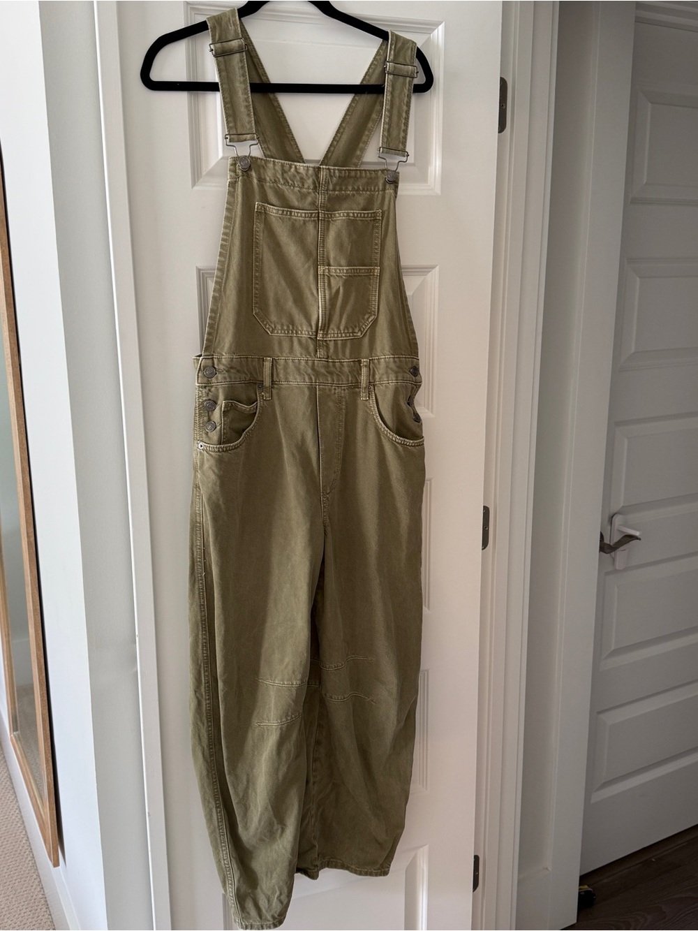 We The Free Good Luck Barrel Overalls